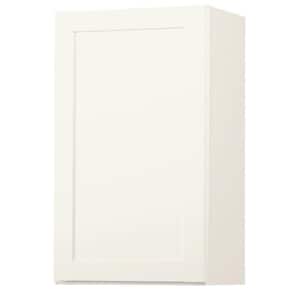 Westfield Feather White Shaker Stock Assembled Wall Kitchen Cabinet (18 in. W x 12 in. D x 30 in. H)