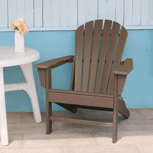 Teak Plastic Adirondack Chair