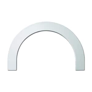 37-5/8 in. Inside Width x 22-13/16 in. Inside Height x 1 in. Polyurethane Half Round Arch Flat Trim