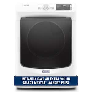 7.3 cu. ft. 240-Volt White Stackable Electric Vented Dryer with Quick Dry Cycle, ENERGY STAR