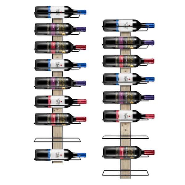 Sorbus Wall Mounted Wine Rack - (Set of 6)