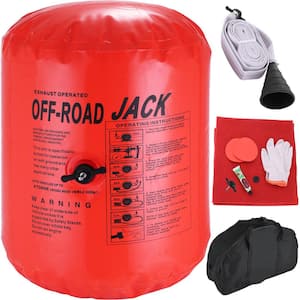 Exhaust Air Jack 4-Ton Inflatable Air Jack 8800 lbs. Capacity Off-Road Exhaust Air Jack Lifting with Bag