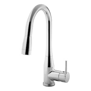 Sereno Single-Handle Pull-Down Sprayer Kitchen Faucet in Polished Chrome