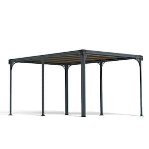 Milano 10 ft. x 14 ft. Gray/Bronze Outdoor Gazebo