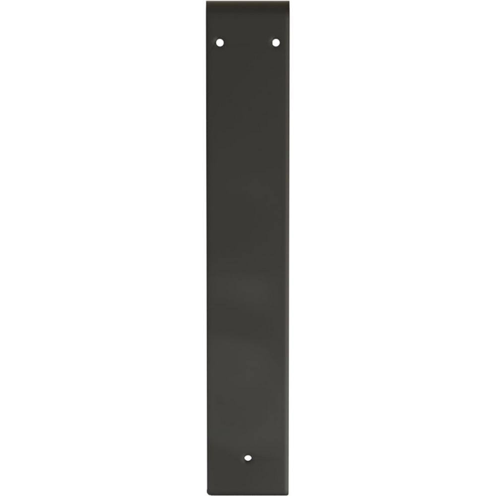 18" Black Powder Coated Steel Shelf Bracket