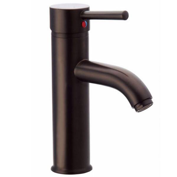 Kingston Brass Contemporary Single Hole 1-Handle High-Arc Bathroom Faucet in Oil Rubbed Bronze