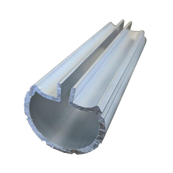 EZ Handrail 1.9 in. Aluminum Round ADA Handrail 3 in. Internal Splice