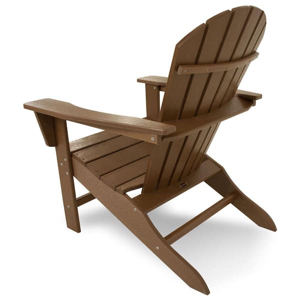 South Beach Teak Plastic Patio Adirondack Chair