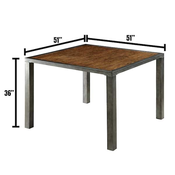 Jazlyn II Weathered Oak Counter Height Table