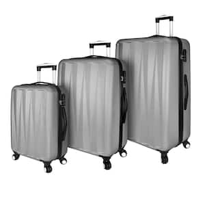 Elite Verdugo Hardside 3-Piece Grey Spinner Luggage Set