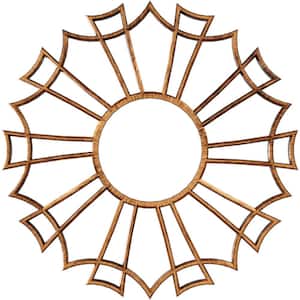 3/4 in. x 24 in. x 24 in. Augustus Architectural Grade PVC Peirced Ceiling Medallion