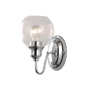 Ballord 6 in. Wide Polished Chrome Sconce