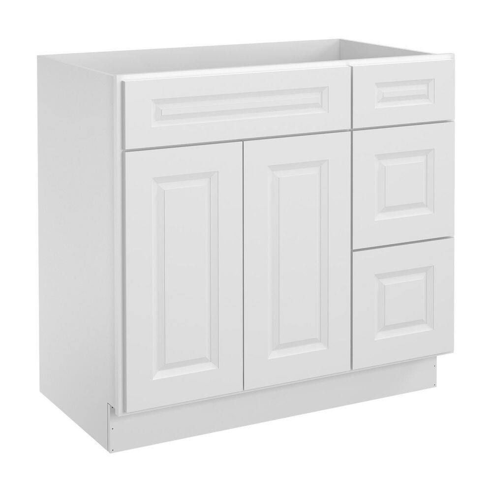 HOMEIBRO 36-in W X 21-in D X 34.5-in H in Shaker White Plywood Ready to ...