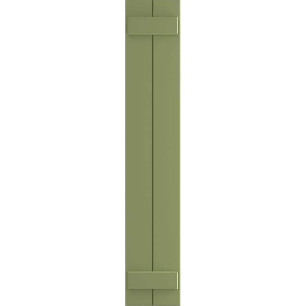 10-3/4 in. x 51 in. True Fit PVC Two Board Joined Board and Batten Shutters Pair in Moss Green price history on PriceWatchPro