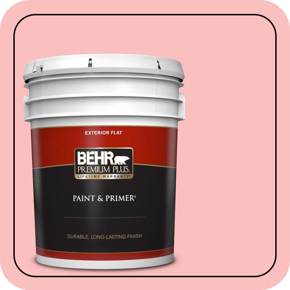 5 gal. #140A-3 Carnation Bloom Flat Exterior Paint & Primer price history on PriceWatchPro