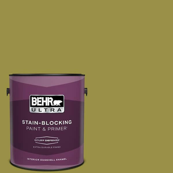 BEHR ULTRA 1 gal. Home Decorators Collection #HDC-FL13-8 Tangy Dill Extra Durable Eggshell Enamel Interior Paint & Primer