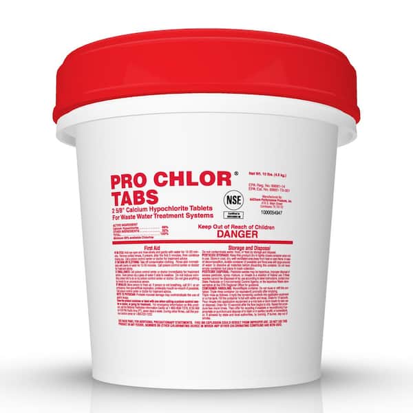 PRO CHLOR TABS 10 lbs. Aerobic Septic Tablets Drain Openers & Chemicals