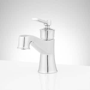 Pendleton Single Handle Mid Arc Single Hole Bathroom Faucet with Spot Resistant in Chrome