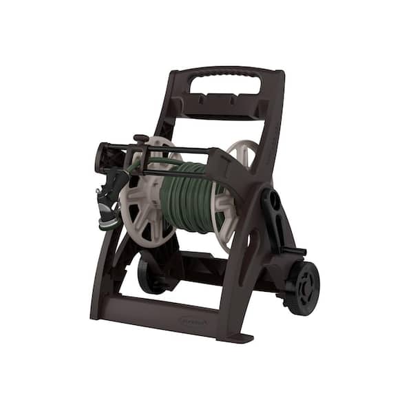 Suncast Medallion 100 ft. White In Ground Hose Hanger Suncast Medallion 100 ft. White In Ground Hose Hanger