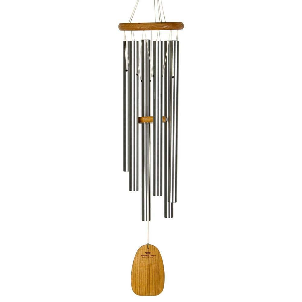 UPC 028375014910 product image for Signature Collection, Chimes of Olympos, 36 in. Silver Wind Chime OWS | upcitemdb.com