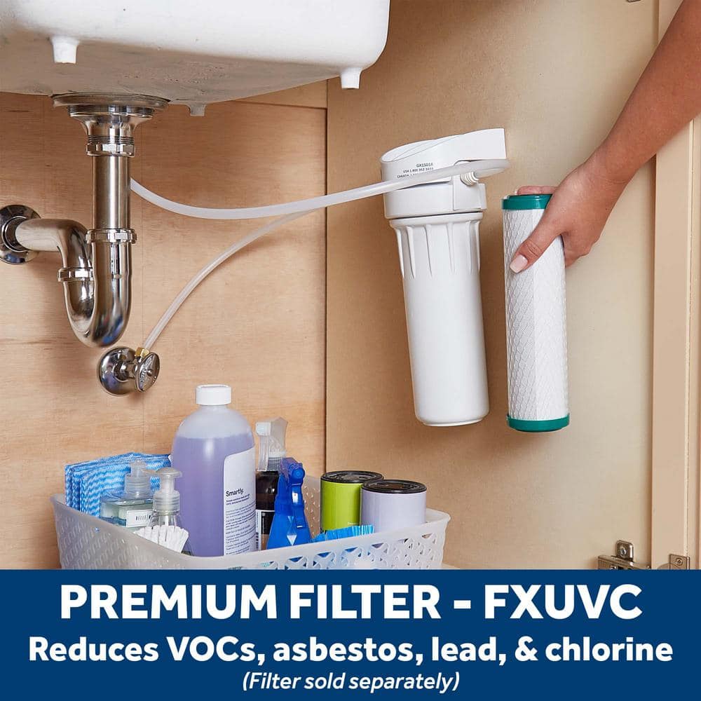 White Carbon Spun Fiber Under-Sink Water Filtration System