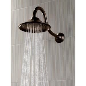 Innovations 1-Spray Patterns 1.75 GPM 7.5 in. Wall Mount Fixed Shower Head in Venetian Bronze