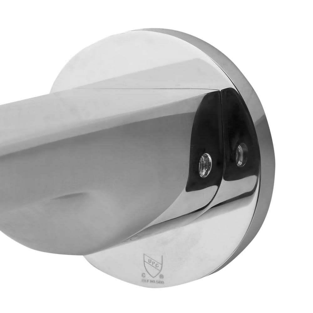 Polished Chrome Wall Mounted Tub Spout