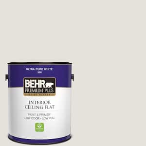 1 gal. #PPU18-08 Painters White Ceiling Flat Interior Paint