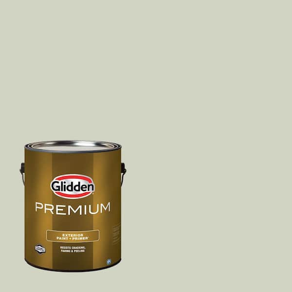 Glidden Premium 1 gal. PPG1125-2 White Sage Semi-Gloss Exterior Latex Paint