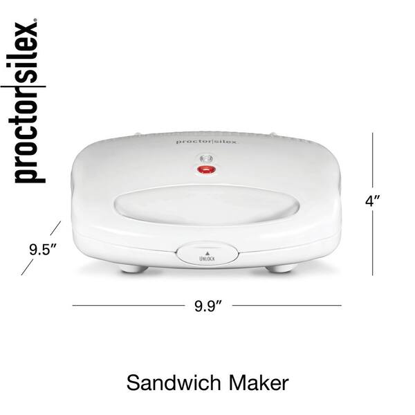 White sandwich outlet toaster