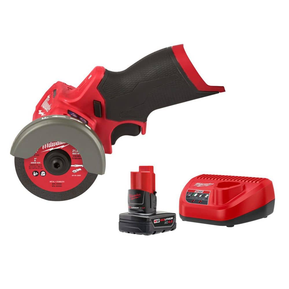 M12 FUEL 12V Lithium-Ion Brushless Cordless 3 in. Cut Off Saw, and 4. 0AH Starter Kit price history on PriceWatchPro