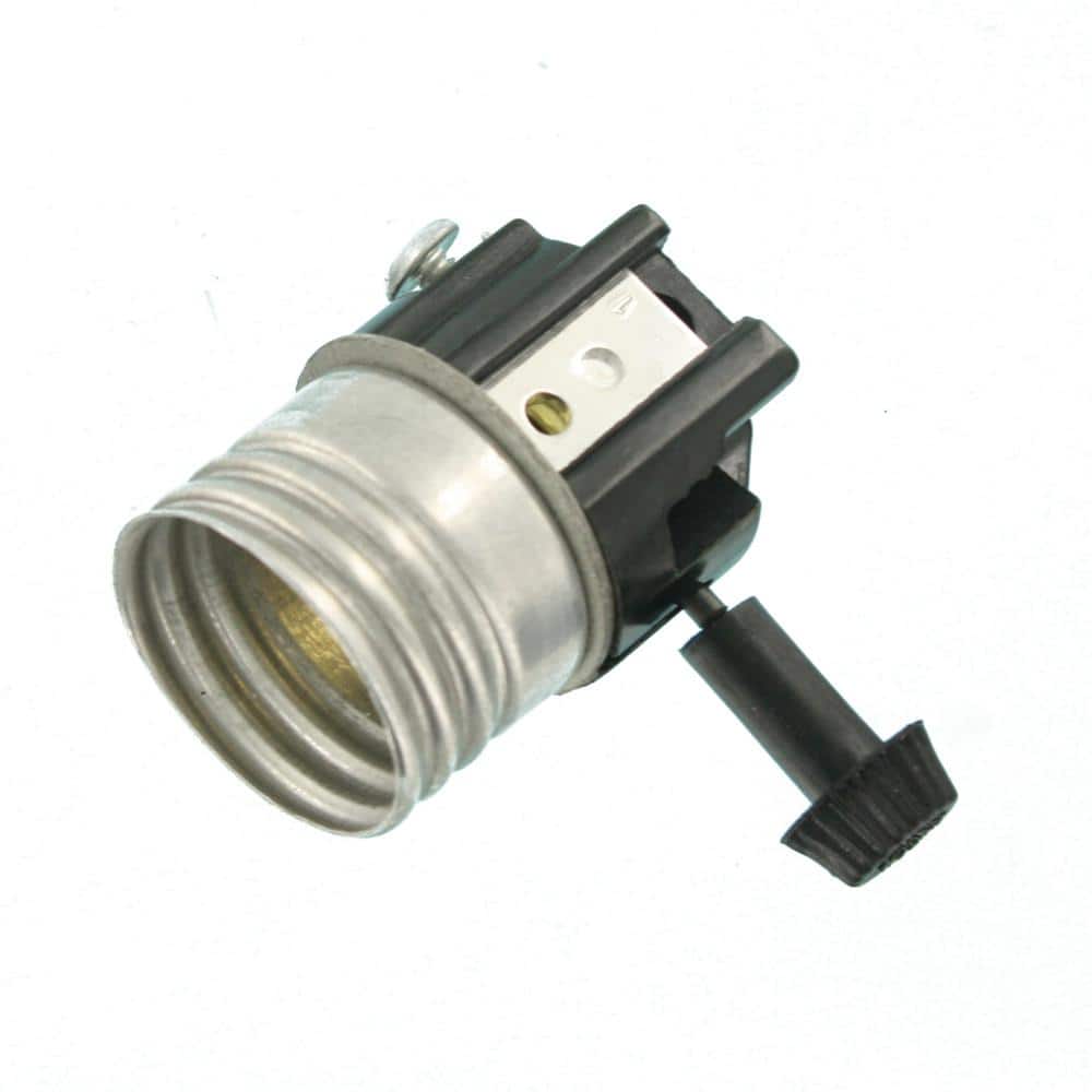 Black Thermoplastic 3-Way Turn Knob Socket