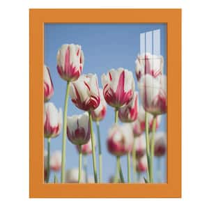 Modern 8 in. x 10 in. Orange Picture Frame