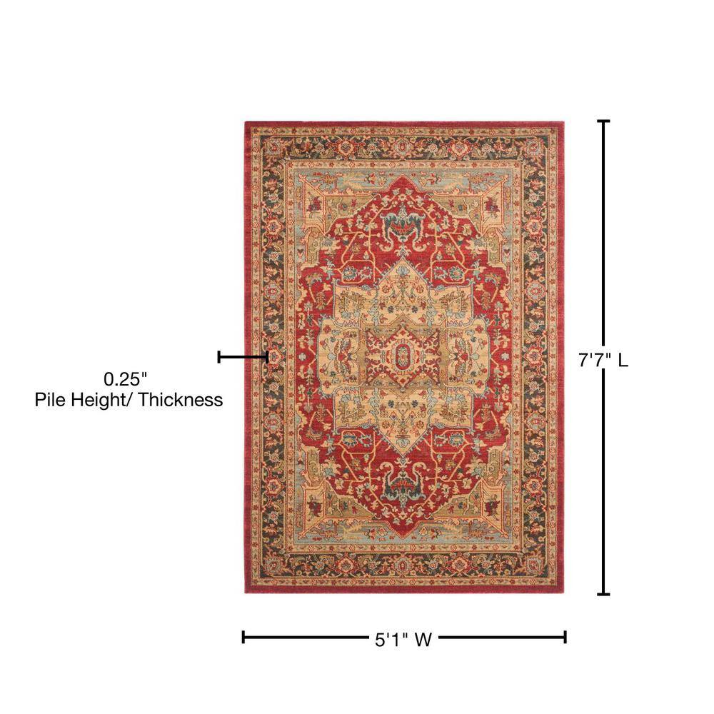 Reversible Blue Synthetic Rectangular Washable Rug
