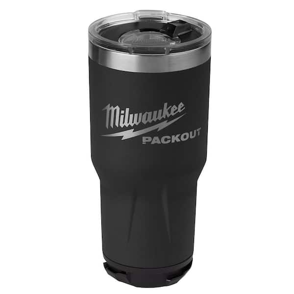 Milwaukee PACKOUT Black 30 oz. Tumbler 2pk, Black 30oz