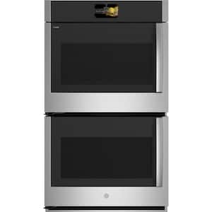 Profile 30 in. Smart Double Electric Wall Oven with Left-Hand Side-Swing Doors and Convection in Stainless Steel