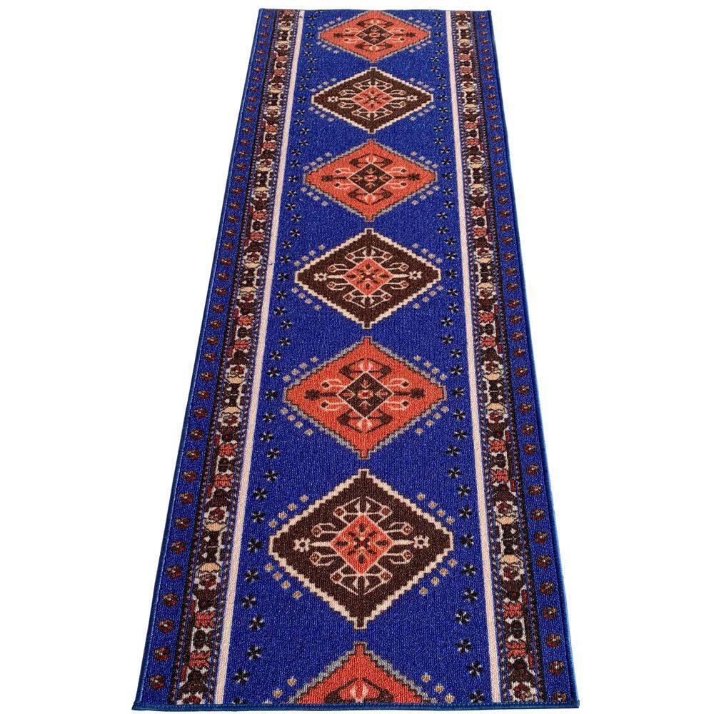 Southwestern Blue 26 in. W x 14 ft. L RunnerRug/Stair Runner 30.8 sq. ft. price history on PriceWatchPro
