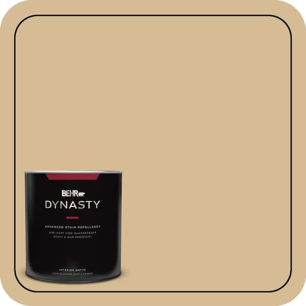 BEHR DYNASTY 1 qt. #330F-4 Pebble Path Matte Interior Stain-Blocking Paint and Primer