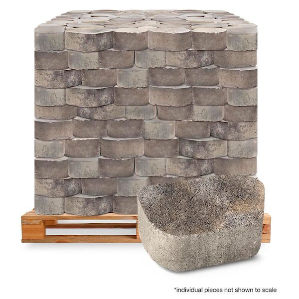 Luna 6.02 in. L x 4.33 in. W x 2.36 in. H North Creek Blend Concrete Paver (640-Pieces/115.9 sq. ft. /Pallet)