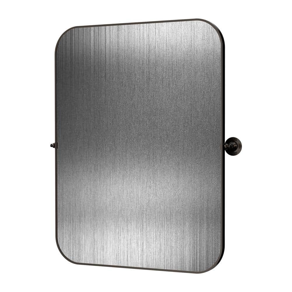 Hot Seller Black 24 in. W x 31 in. H Modern Rectangle Metal Framed Mirror