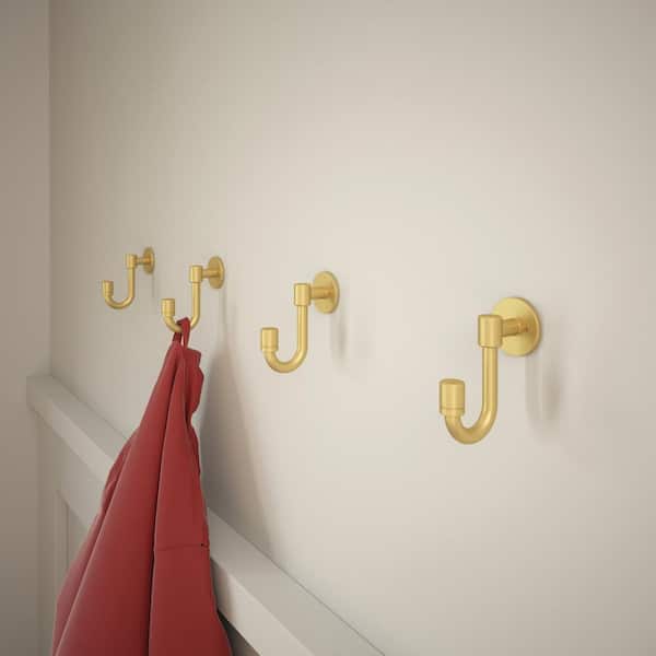Franklin Brass B42302M-W-C 3 Heavy Coat and Hat Hook (5 Pack