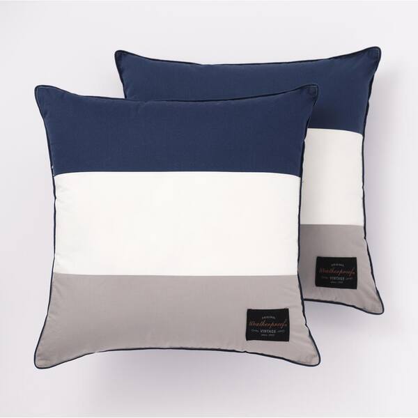 navy decorative pillows