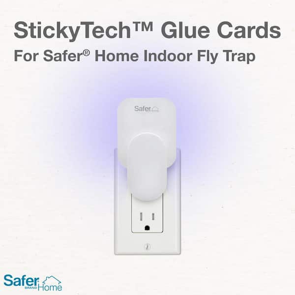 DynaTrap DOT S/2 Indoor Fly Traps with 2 StickyTech Cards 