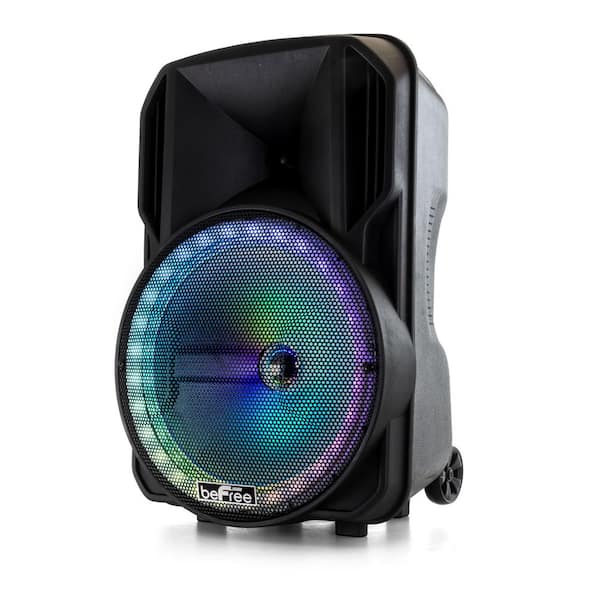 beFree Sound 17-in 2500-Watt Bluetooth Compatibility Indoor Party Speaker  in the Speakers department at