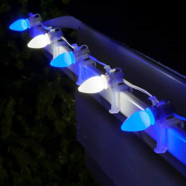 c7 christmas lights blue