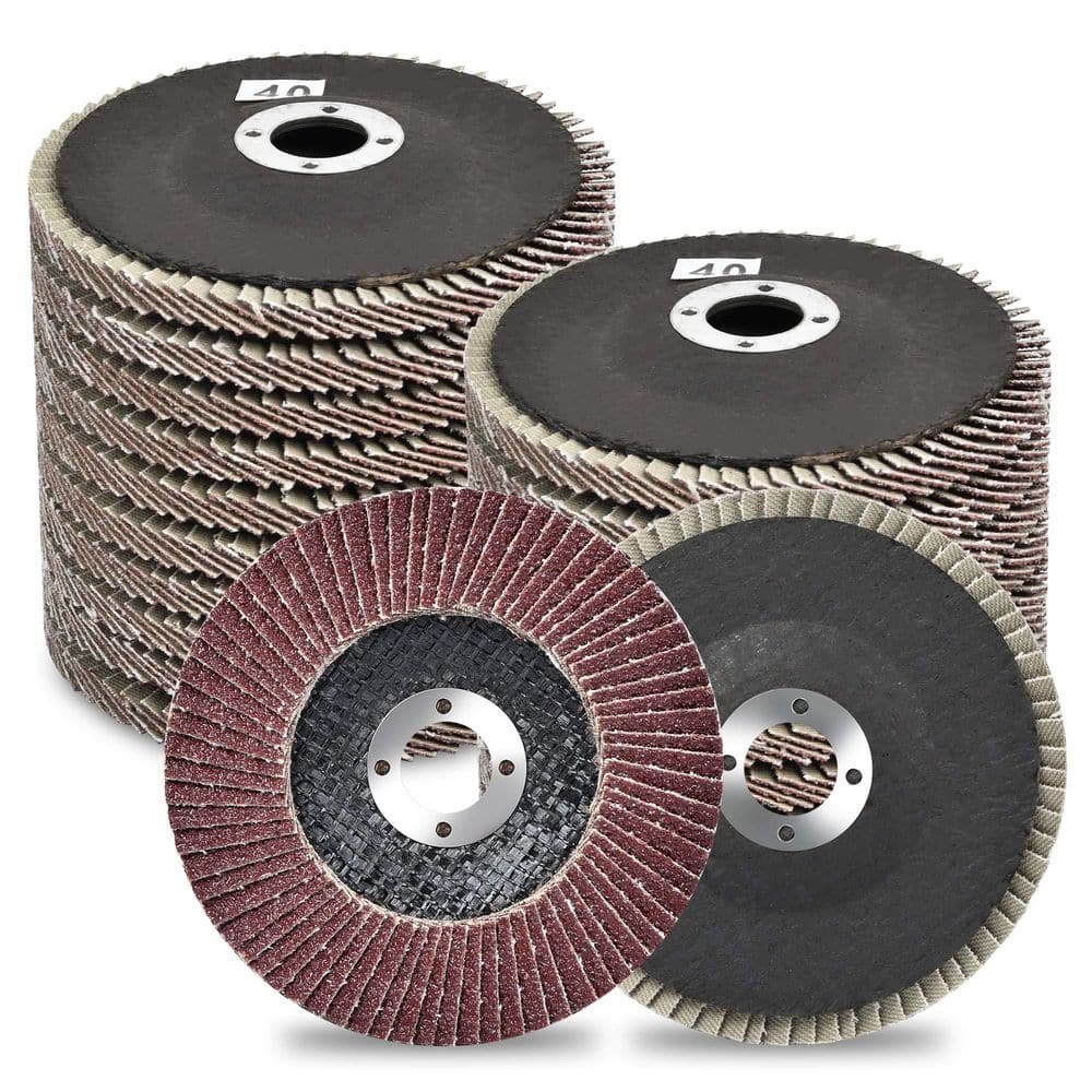4 Inch Flap Discs 20 pcs Assorted Grit 40 60 80 120 for Angle Grinder Metal Wood Grinding Polishing price history on PriceWatchPro