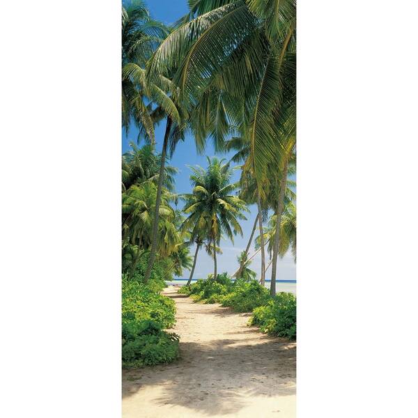 Komar 87 in. x 36 in. Way to the Beach Wall Mural
