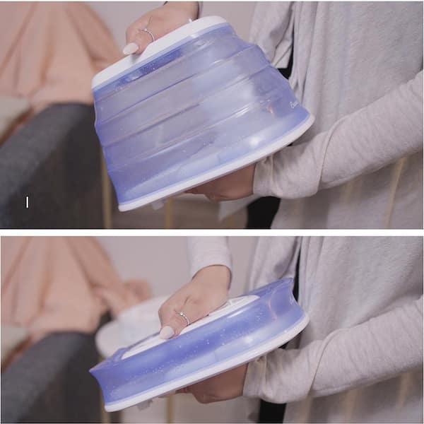 Crane 1 Gal. Cool Mist Collapsible Humidifier, Blue/White Crane 1 Gal. Cool Mist Collapsible Humidifier, Blue/White
