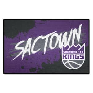 Sacramento Kings Slogan Purple 2 ft. x 3 ft. Starter Mat Area Rug