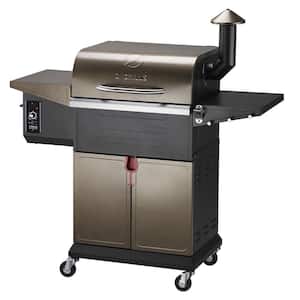 573 sq. in. Pellet Grill and Smoker, Bronze
